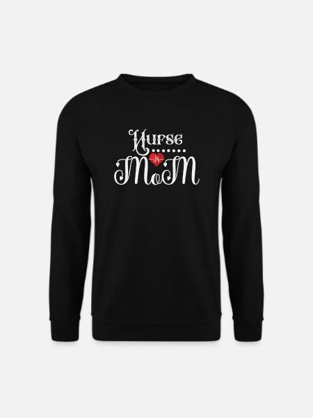 Nurse Mom - Unisex Sweatshirt - black