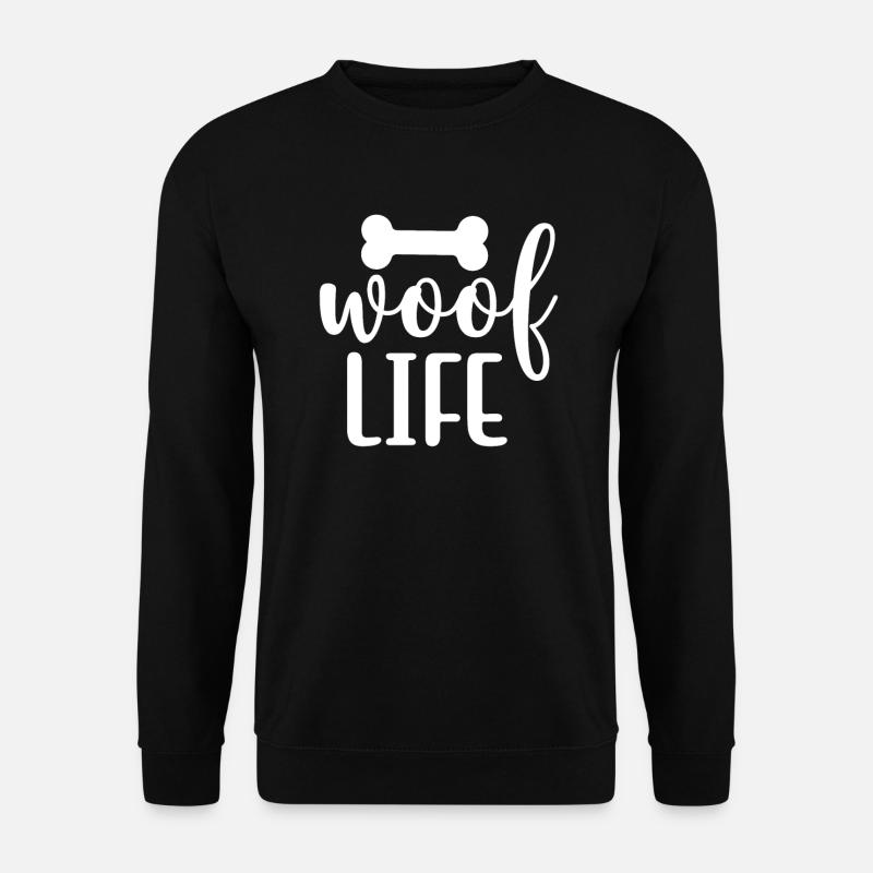 Wuff-Leben - Unisex Pullover - Schwarz