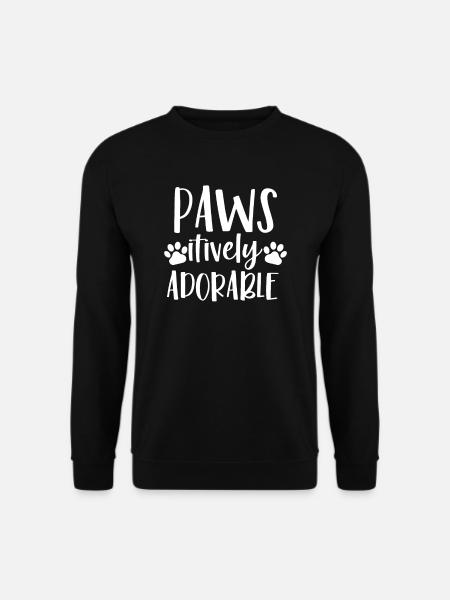 Pawsitivement admirable - Sweat-shirt Unisexe - noir