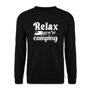 Randonnée Nature Montagnes - Sweat-shirt Unisexe - noir - Devant - Alina (178cm) & Michal (187cm)