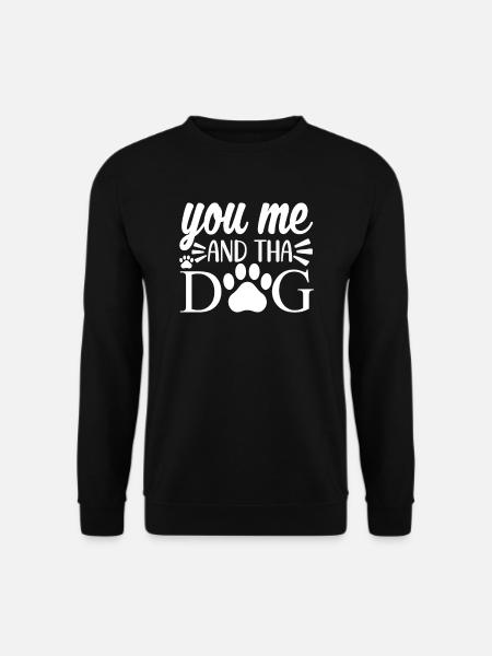 du ich und die Hunde - Unisex Pullover - Schwarz