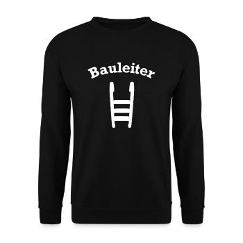 Bauleiter Baustellenleiter - Unisex Pullover - Schwarz - Vorne - Alina (178cm) & Michal (187cm)