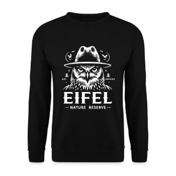 Réserve naturelle de l’Eifel – Découvrez les merveilles naturelles - Sweat-shirt Unisexe - noir - Devant - Alina (178cm) & Michal (187cm)
