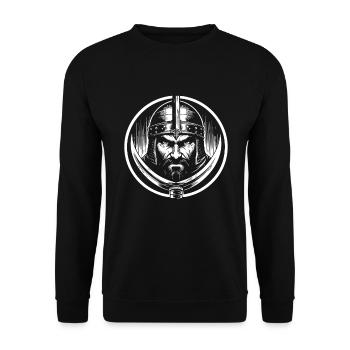 Cool Sultan Saladin design for the history fan - Unisex Sweatshirt - black - Front - Alina (178cm) & Michal (187cm)