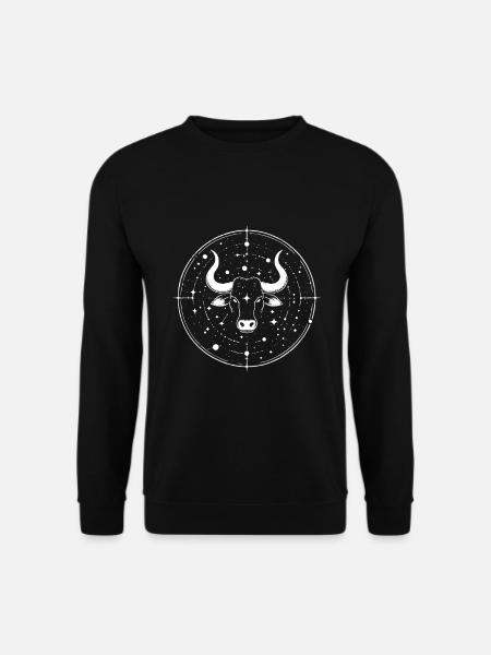 Zodiac sign Taurus design - Unisex Sweatshirt - black