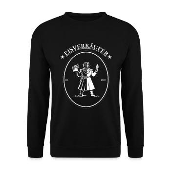 Vendeur de crème glacée élégant - Design pour les amateurs de crème glacée - Sweat-shirt Unisexe - noir - Devant - Alina (178cm) & Michal (187cm)