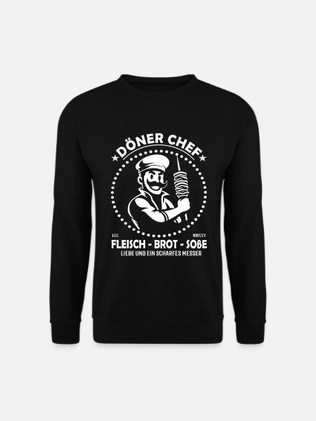 Döner Chef – Für den wahren Drehspieß-Fan - Unisex Pullover - Schwarz