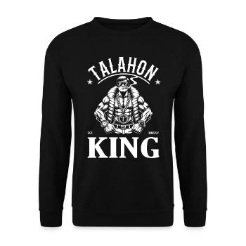 Talahon King - Boxe de l’ombre à la perfection - Sweat-shirt Unisexe - noir - Devant - Alina (178cm) & Michal (187cm)