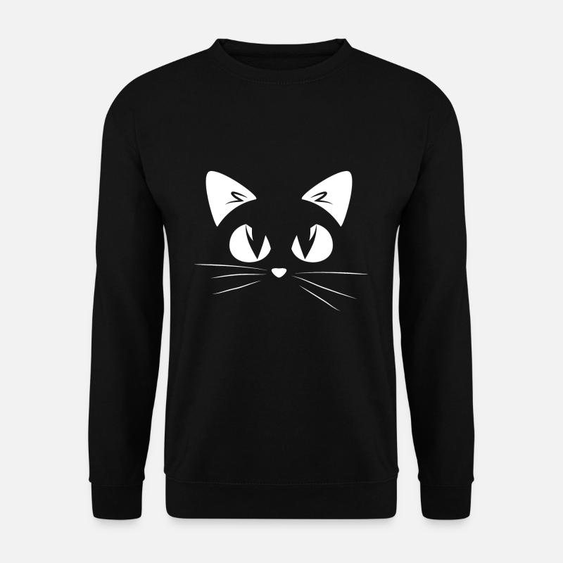 Katze - Unisex Pullover - Schwarz