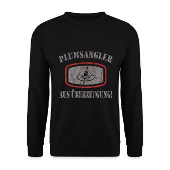 Pêche - Sweat-shirt Unisexe - noir - Devant - Alina (178cm) & Michal (187cm)