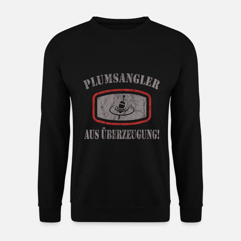 Angeln - Unisex Pullover - Schwarz