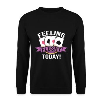 Vacances - Sweat-shirt Unisexe - noir - Devant - Alina (178cm) & Michal (187cm)