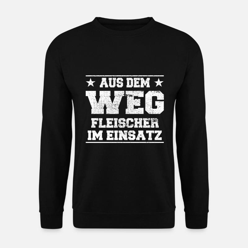 Aus dem Weg Fleischer im Einsatz Design - Unisex Pullover - Schwarz
