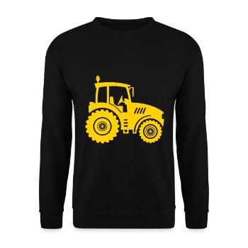Traktor Landwirt Landwirt - Unisex Pullover - Schwarz - Vorne - Alina (178cm) & Michal (187cm)