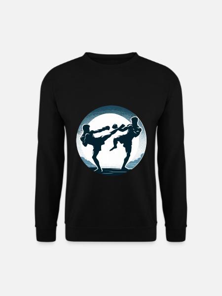 Muay Thai Kampf - Unisex Pullover - Schwarz