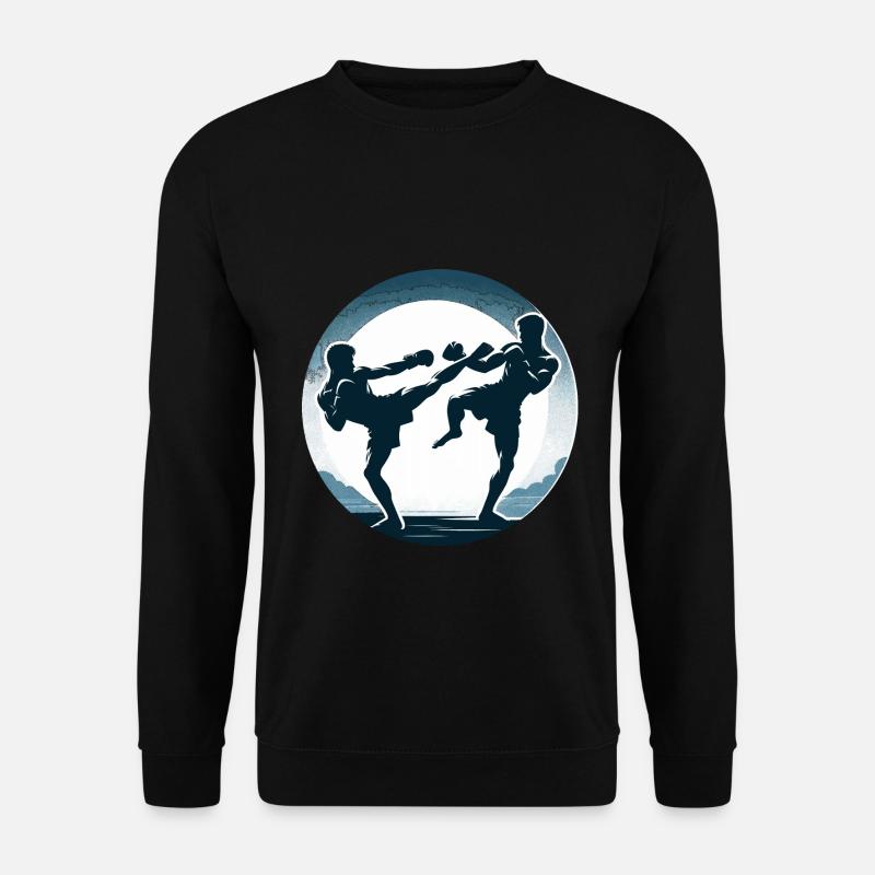 Muay Thai Fight - Unisex Sweatshirt - black