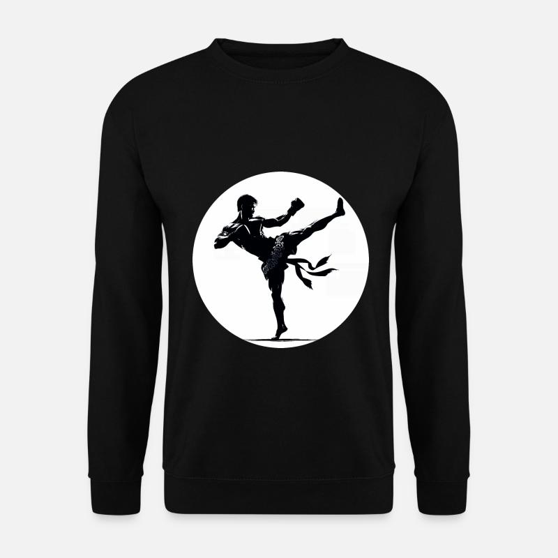 Muay Thai Design - Unisex Pullover - Schwarz