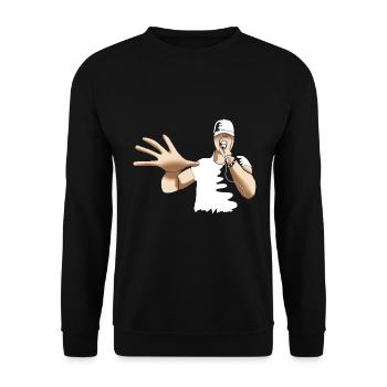beatboxer live love beatbox - Musik Percussion - Unisex Pullover - Schwarz - Vorne - Alina (178cm) & Michal (187cm)