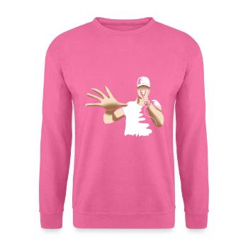 beatboxer live love beatbox - Musik Percussion - Unisex Pullover - Pink - Vorne