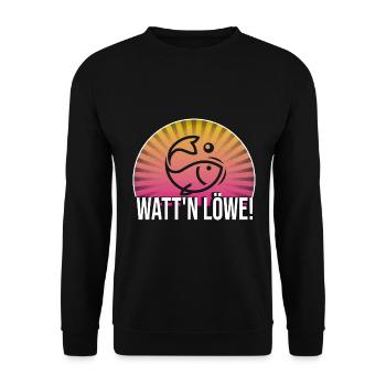 Pêche - Sweat-shirt Unisexe - noir - Devant - Alina (178cm) & Michal (187cm)