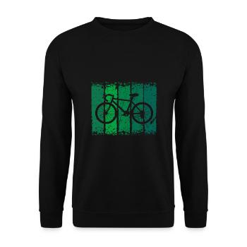 Fahrrad - Unisex Pullover - Schwarz - Vorne - Alina (178cm) & Michal (187cm)
