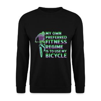 Unnamed Project 65 - Unisex Sweatshirt - black - Front - Alina (178cm) & Michal (187cm)