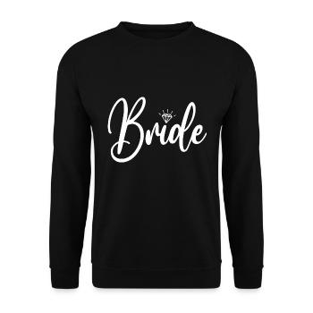 Bride - Unisex Pullover - Schwarz - Vorne - Alina (178cm) & Michal (187cm)