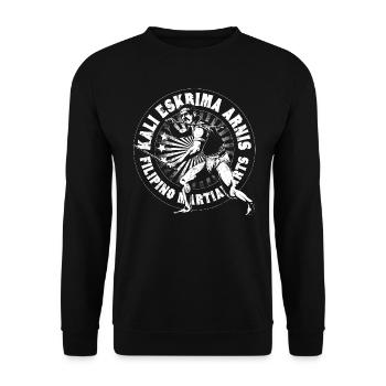Kali Eskrima Arnis - Sweat-shirt Unisexe - noir - Devant - Alina (178cm) & Michal (187cm)