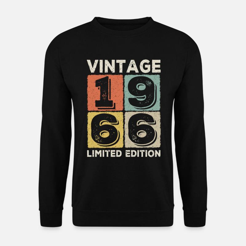 Jahrgang 1966 - Unisex Pullover - Schwarz