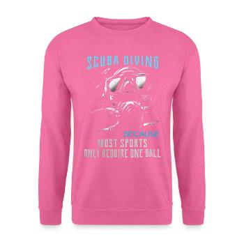 23F 0326 bk - Sweat-shirt Unisexe - rose - Devant