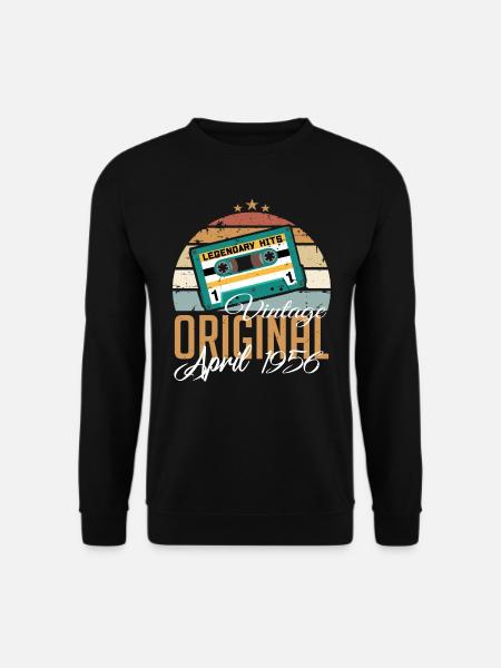 Die Legenden wurden im April 1956 geboren Geschenk - Unisex Pullover - Schwarz
