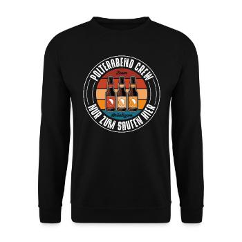 Équipe de l’enterrement de vie de garçon - Sweat-shirt Unisexe - noir - Devant - Alina (178cm) & Michal (187cm)