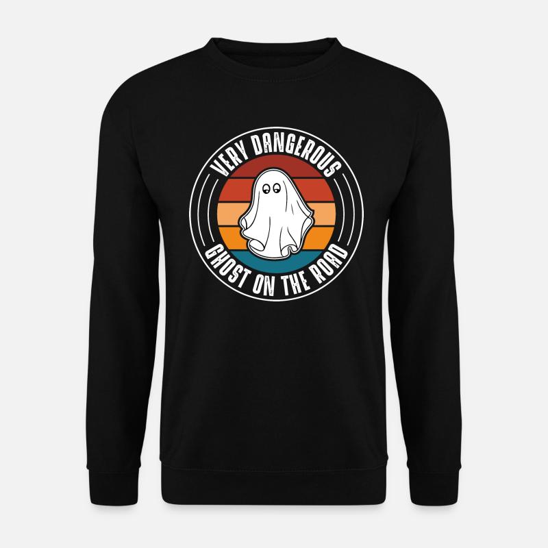Ghost on the Road - Unisex Pullover - Schwarz