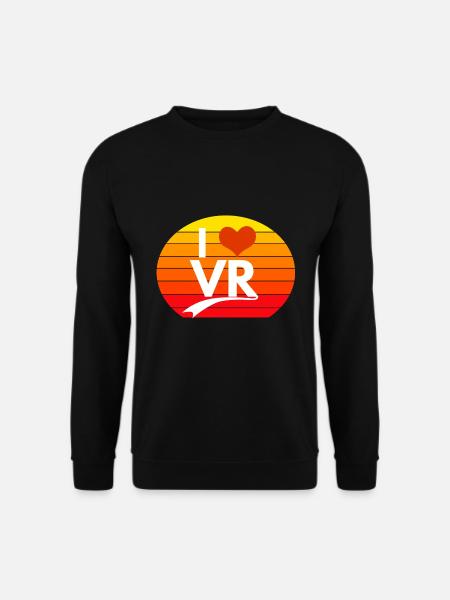 I Love Vr Sunset - Unisex Sweatshirt - black