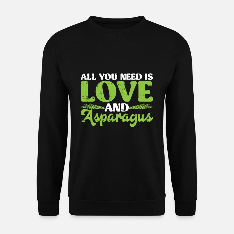 Spargel - Unisex Pullover - Schwarz