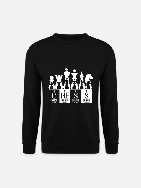 Elemente des periodischen Schachsystems - Unisex Pullover - Schwarz
