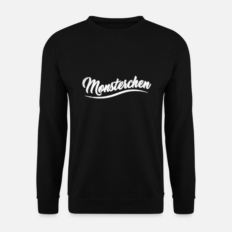 Monsterchen | Kleines Monster - Unisex Pullover - Schwarz