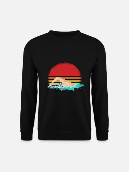 Natation - Sweat-shirt Unisexe - noir