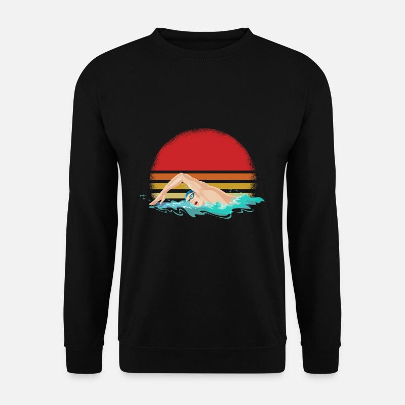 swim - Unisex Sweatshirt - black
