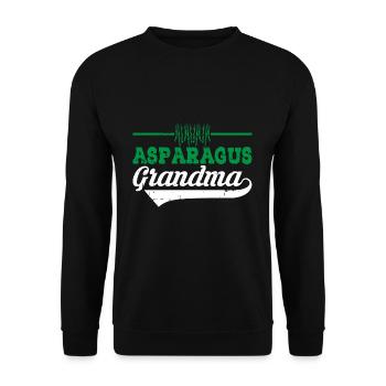 Spargel - Unisex Pullover - Schwarz - Vorne - Alina (178cm) & Michal (187cm)