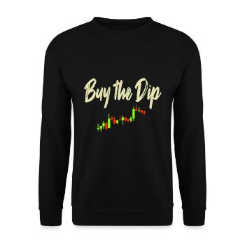 Buy The Dip - Unisex Sweatshirt - black - Front - Alina (178cm) & Michal (187cm)