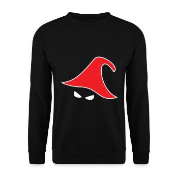 Wizard Design, un must have pour le fan de magicien - Sweat-shirt Unisexe - noir - Devant - Alina (178cm) & Michal (187cm)
