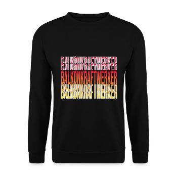 Solaranlage - Unisex Pullover - Schwarz - Vorne - Alina (178cm) & Michal (187cm)
