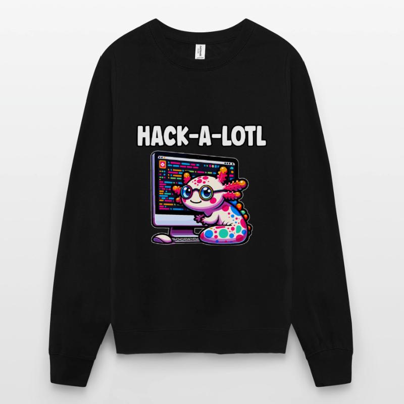 Cadeau de programmation drôle d’axolotl codage Sweat-shirt Unisexe
