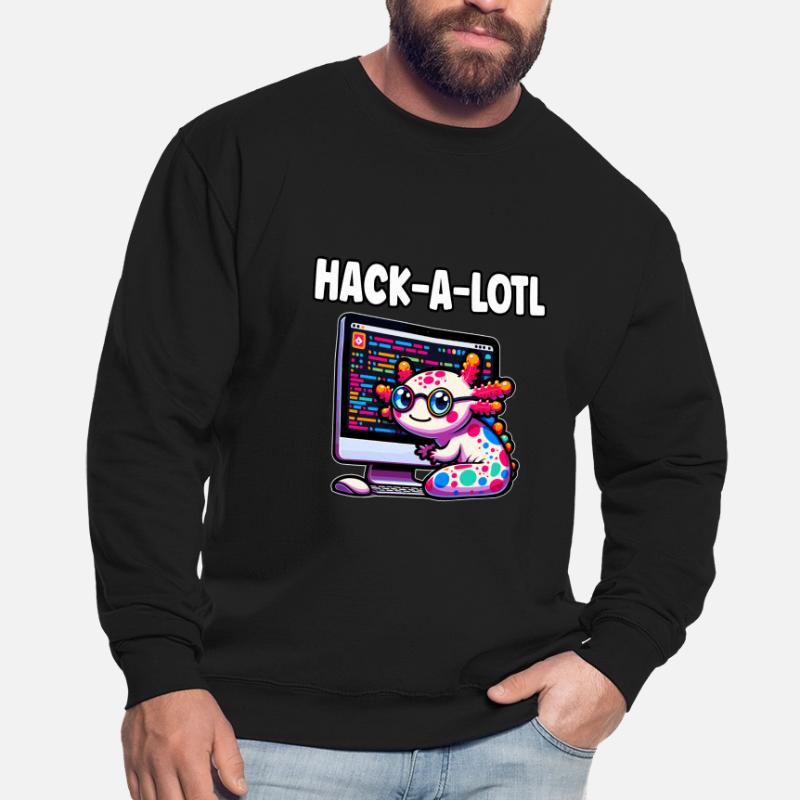 Cadeau de programmation drôle d’axolotl codage Sweat-shirt Unisexe