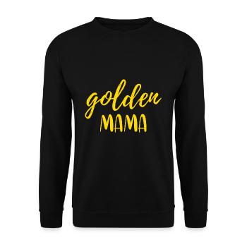 Golden Retriever - Sweat-shirt Unisexe - noir - Devant - Alina (178cm) & Michal (187cm)