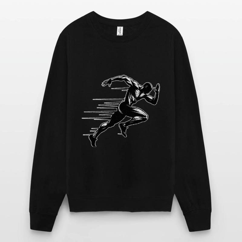 Bahnläufer Sprinter Sprint 100m Sprinter Unisex Pullover