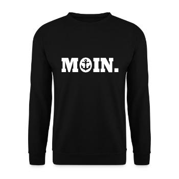 Moin - Sweat-shirt Unisexe - noir - Devant - Alina (178cm) & Michal (187cm)