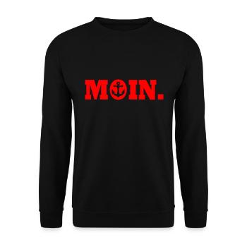 Moin - Sweat-shirt Unisexe - noir - Devant - Alina (178cm) & Michal (187cm)