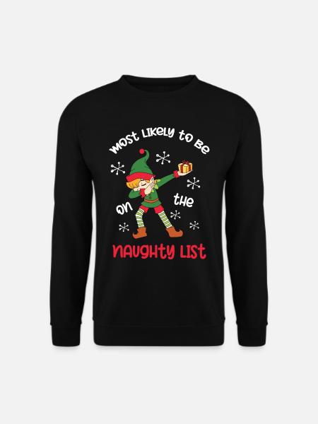 Weihnachten Weihnachtsmann Geschenke - Unisex Pullover - Schwarz